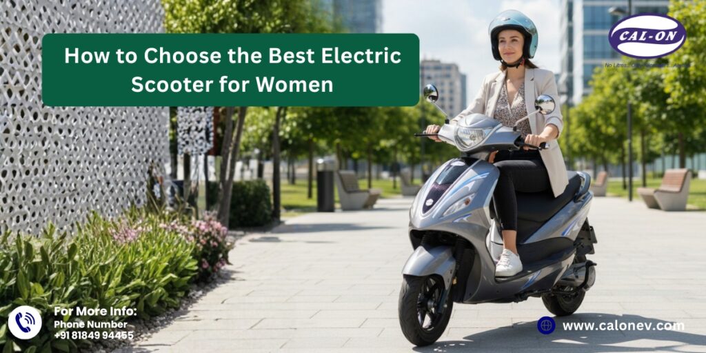 How to Choose the Best Electric Scooter for Women - CAL-ON EV