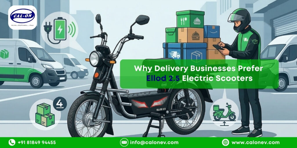 Why Delivery Businesses Prefer Ellod 2.5 Electric Scooters - CAL-ON EV